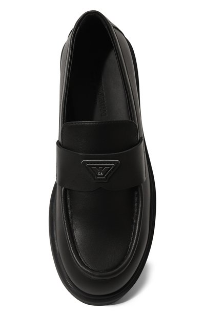 Кожаные лоферы EMPORIO ARMANI, арт. XYA002/X0X02, фото 4