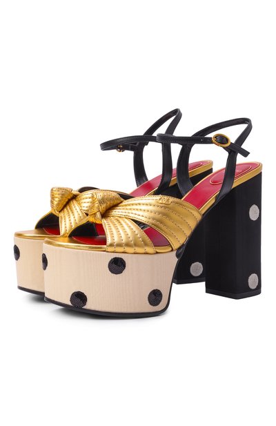 Женские кожаные босоножки VALENTINO, арт. 8W2S0NS1/QFA