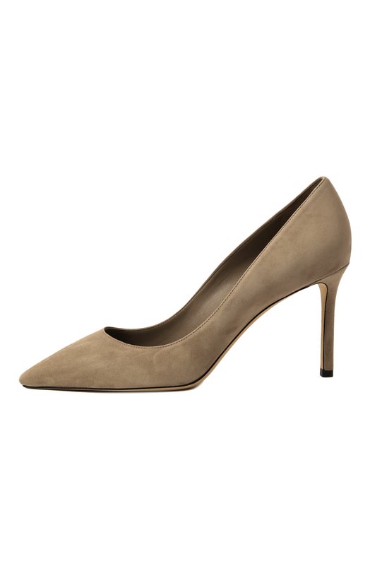 Замшевые туфли Romy 85 Jimmy Choo R0MY 85/KDU Бежевый  R0MY 85/KDU Фото 4