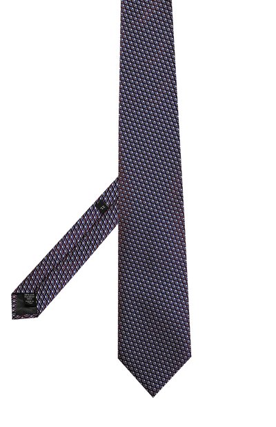 Шелковый галстук с узором ZEGNA, арт. Z2E07/1XW, фото 2