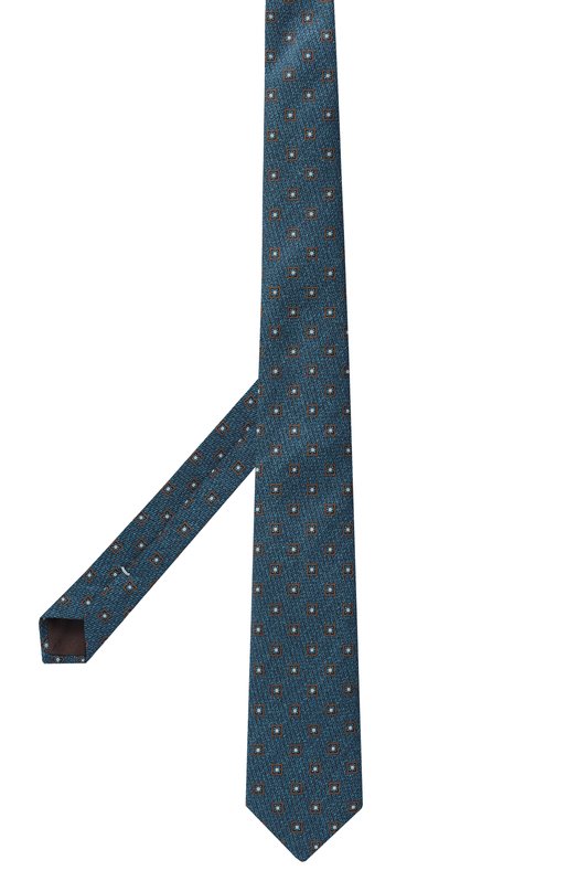 Шелковый галстук Canali 18/HJ04340 Зелёный  18/HJ04340 Фото 3