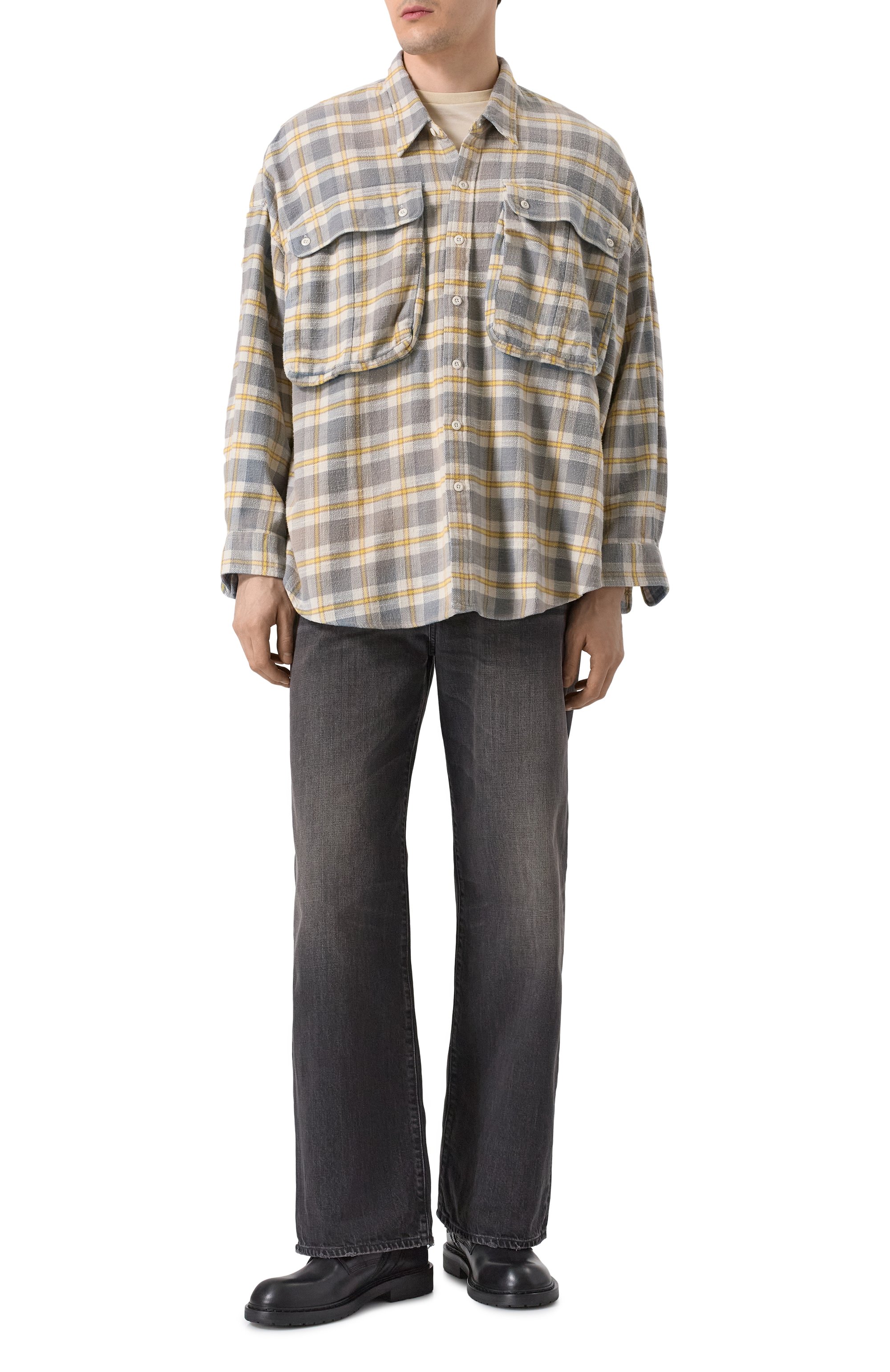 Хлопковая рубашка R13, арт. R13MR362-R467B, фото 2