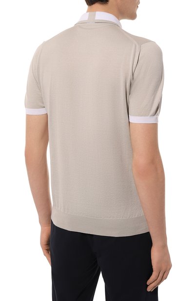 Хлопковое поло KITON, арт. UK571, фото 4