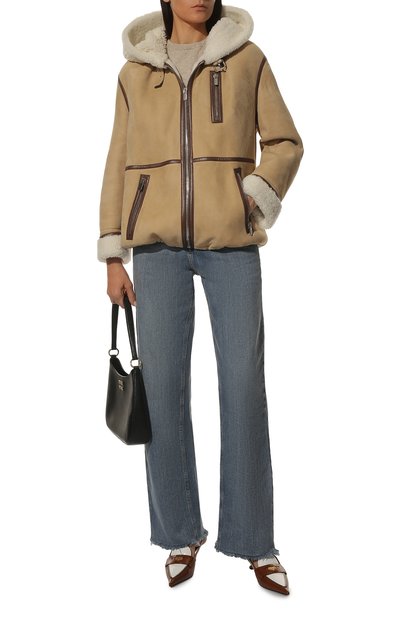 Дубленка из овчины MIU MIU, арт. MPV736-889-F0BH2, фото 2