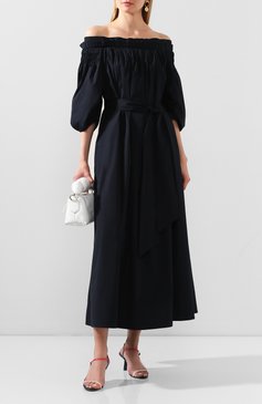 Хлопковое платье GABRIELA HEARST, арт. 220446/T030/40/DARK NAVY, фото 2