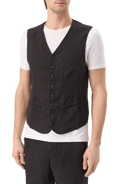 Льняной жилет HANNES ROETHER, арт. BE26VER.601/, фото 3