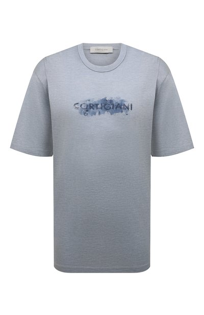 Футболка из хлопка и шелка CORTIGIANI, арт. 316643/0000/60-70, фото 1