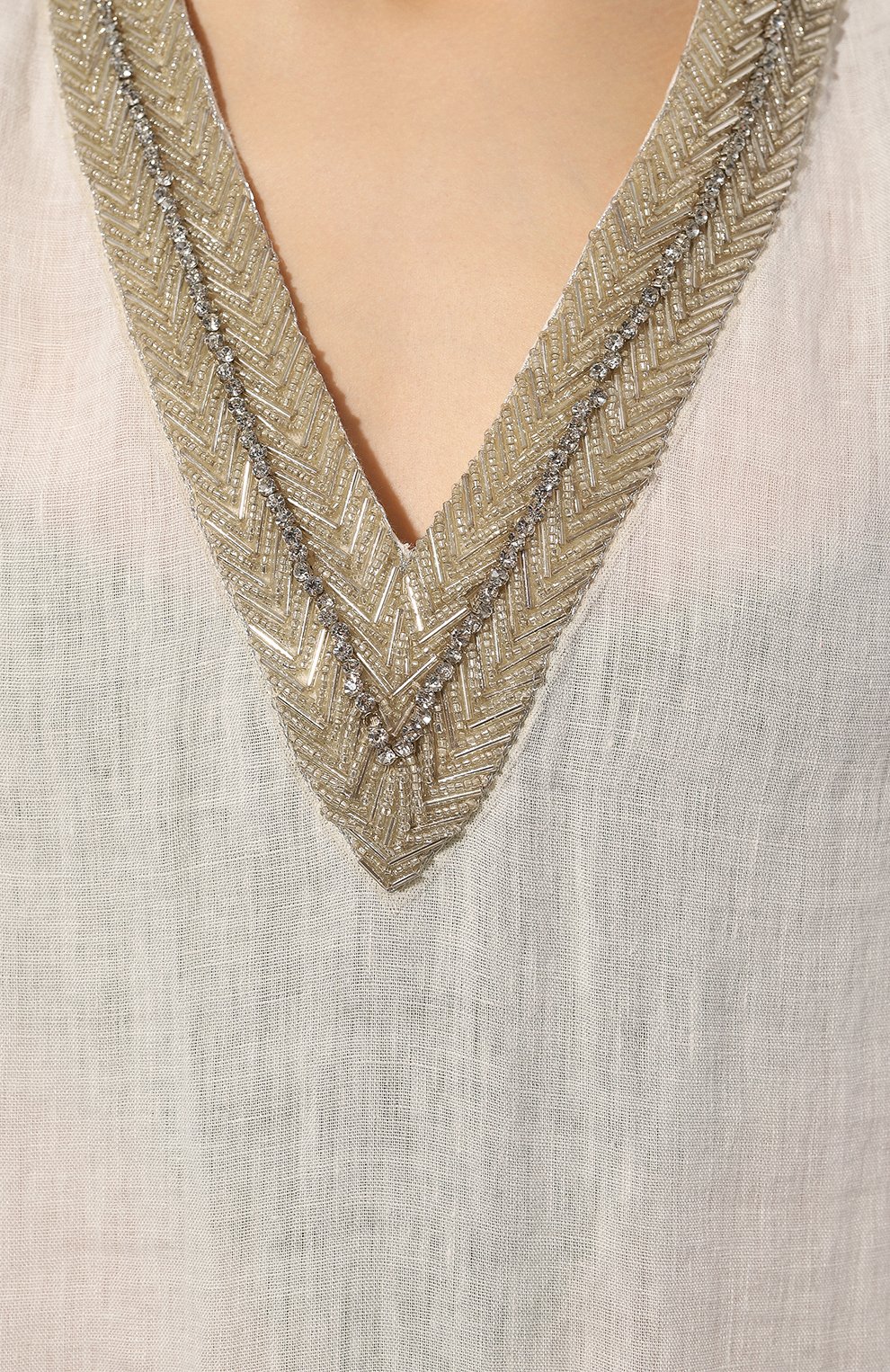 Льняная туника 120% LINO, арт. 31ALIW49IR/0000115/000, фото 5