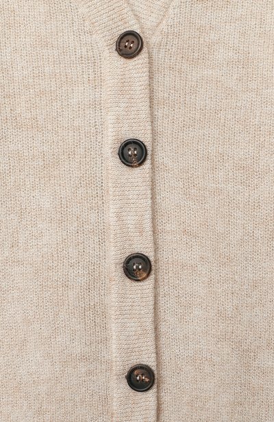 Кардиган BRUNELLO CUCINELLI светло-бежевого цвета по цене 38550 руб., арт. B2UM15506A, фото 3 Кардиган BRUNELLO CUCINELLI, арт. B2UM15506A, фото 3