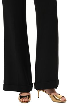 Женские кожаные мюли keira 60 DOLCE & GABBANA золотого цвета, арт. CR1522/AY828 | Фото 3 (Материал сплава: Проставлено; Драгоценные камни: Проставлено; Материал внутренний: Натуральная кожа; Каблук высота: Средний; Подошва: Плоская; Каблук тип: Шпилька; Материал внешний: Натуральная кожа)