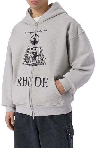 Хлопковая толстовка RHUDE, арт. RHFW25H002829, фото 3