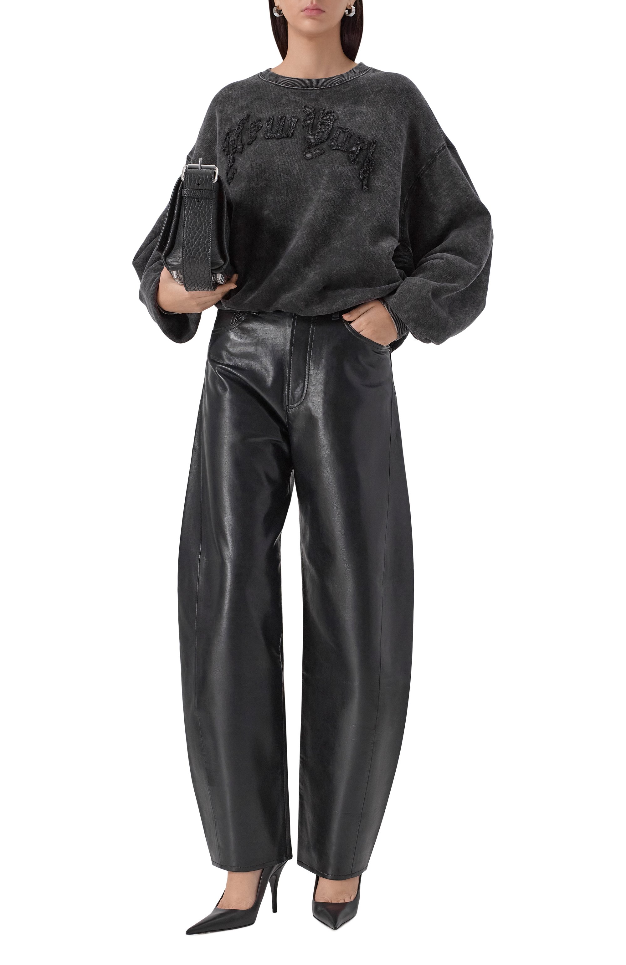 Свитшот из хлопка и лиоцелла R13, арт. R13WK260-K0010, фото 2