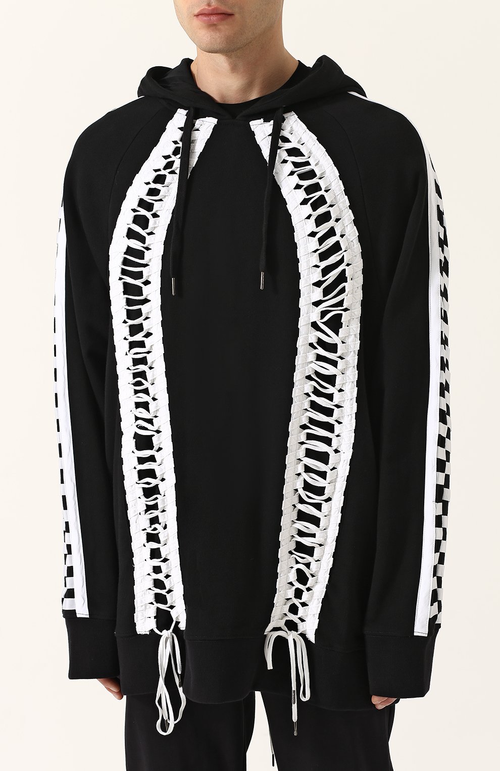 Хлопковое худи свободного кроя с отделкой KTZ, арт. HD 22, фото 3