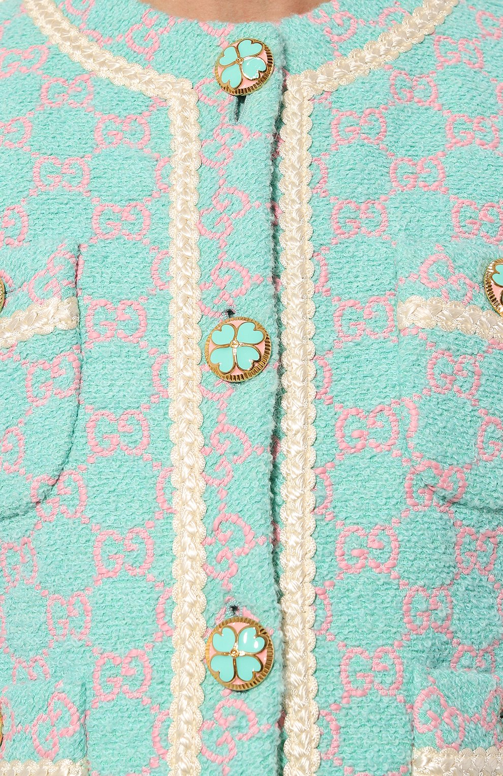 Жакет из хлопка и шерсти GUCCI, арт. 569171 ZAAMP, фото 5