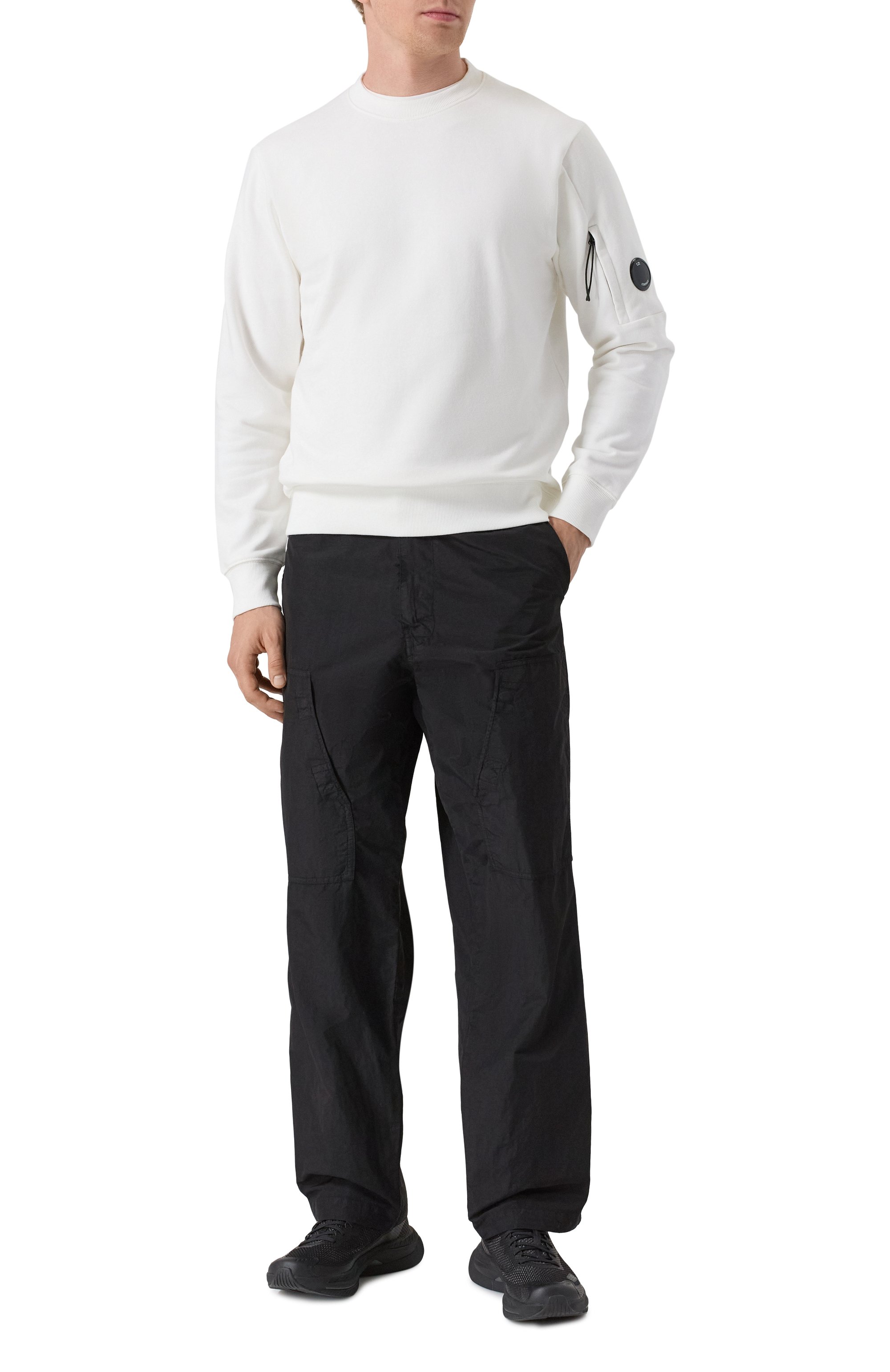 Хлопковый свитшот C.P. COMPANY, арт. 18CMSS023A005086W, фото 2