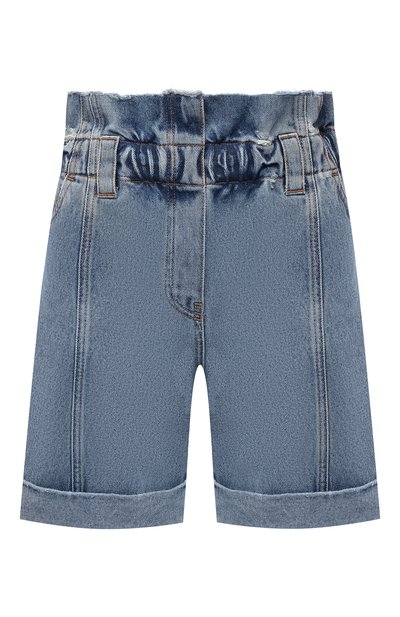 Джинсовые шорты PHILOSOPHY DI LORENZO SERAFINI голубого цвета по цене 35950 руб., арт. J0309/5730, фото 1 Джинсовые шорты PHILOSOPHY DI LORENZO SERAFINI, арт. J0309/5730, фото 1