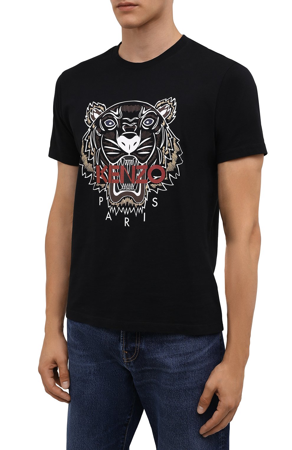 Хлопковая футболка KENZO, арт. FB65TS0204YA, фото 3