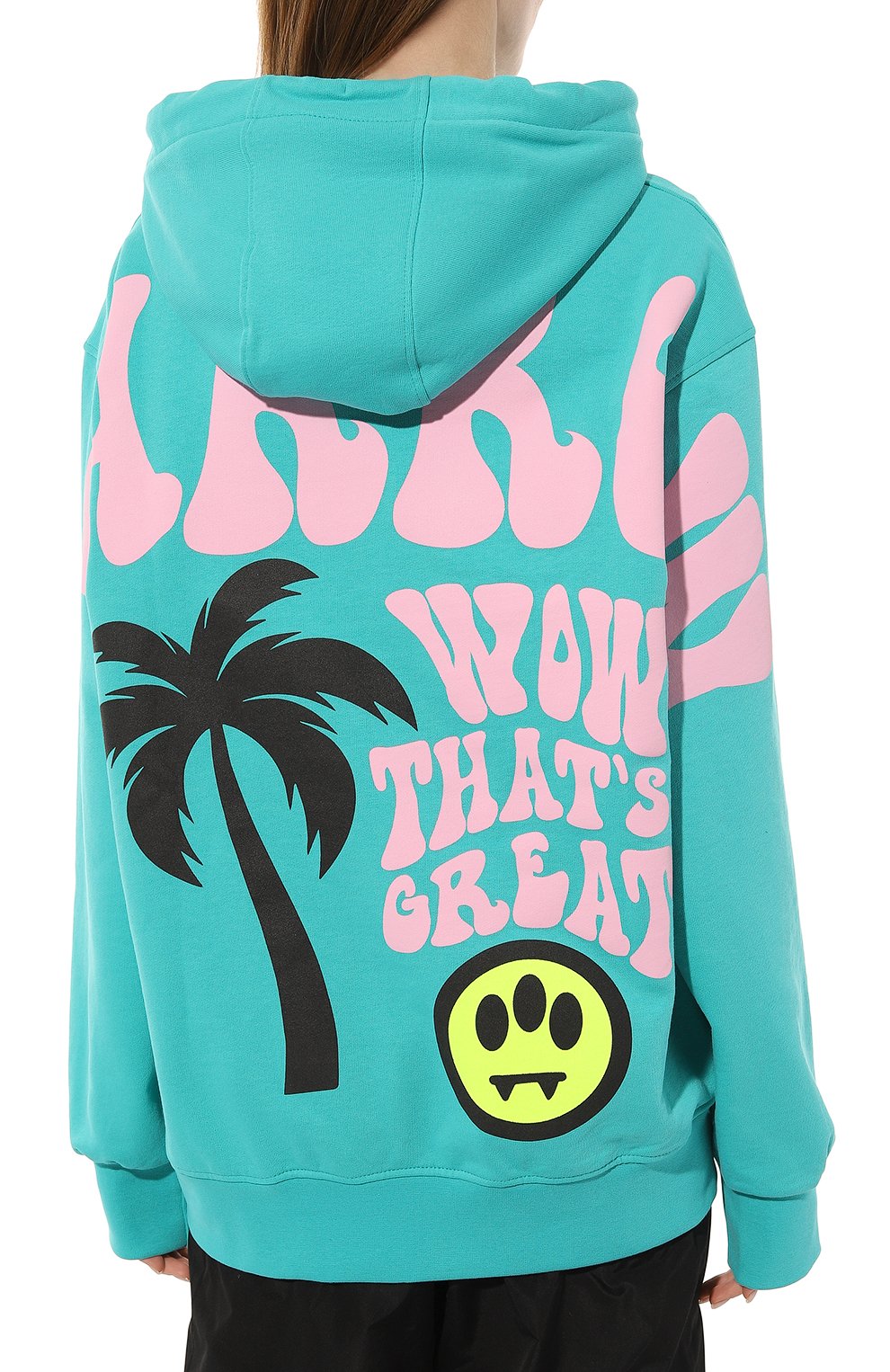 Хлопковое худи BARROW, арт. 034090, фото 4