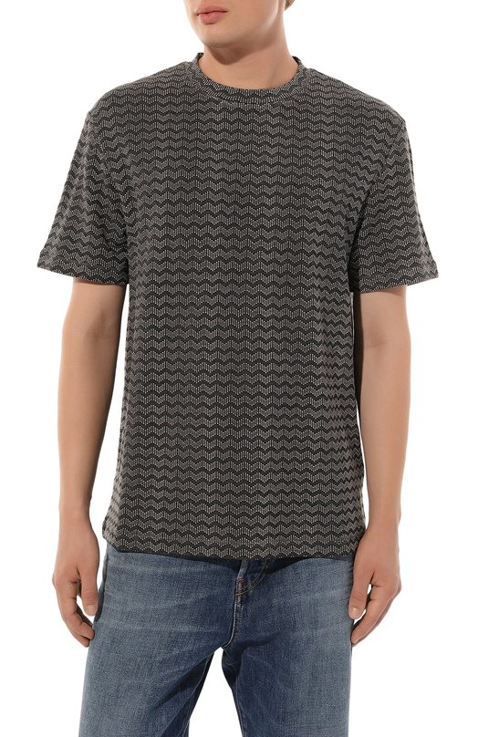 Футболка из вискозы Giorgio Armani 6RSM94/SJCKZ Серый  6RSM94/SJCKZ Фото 3