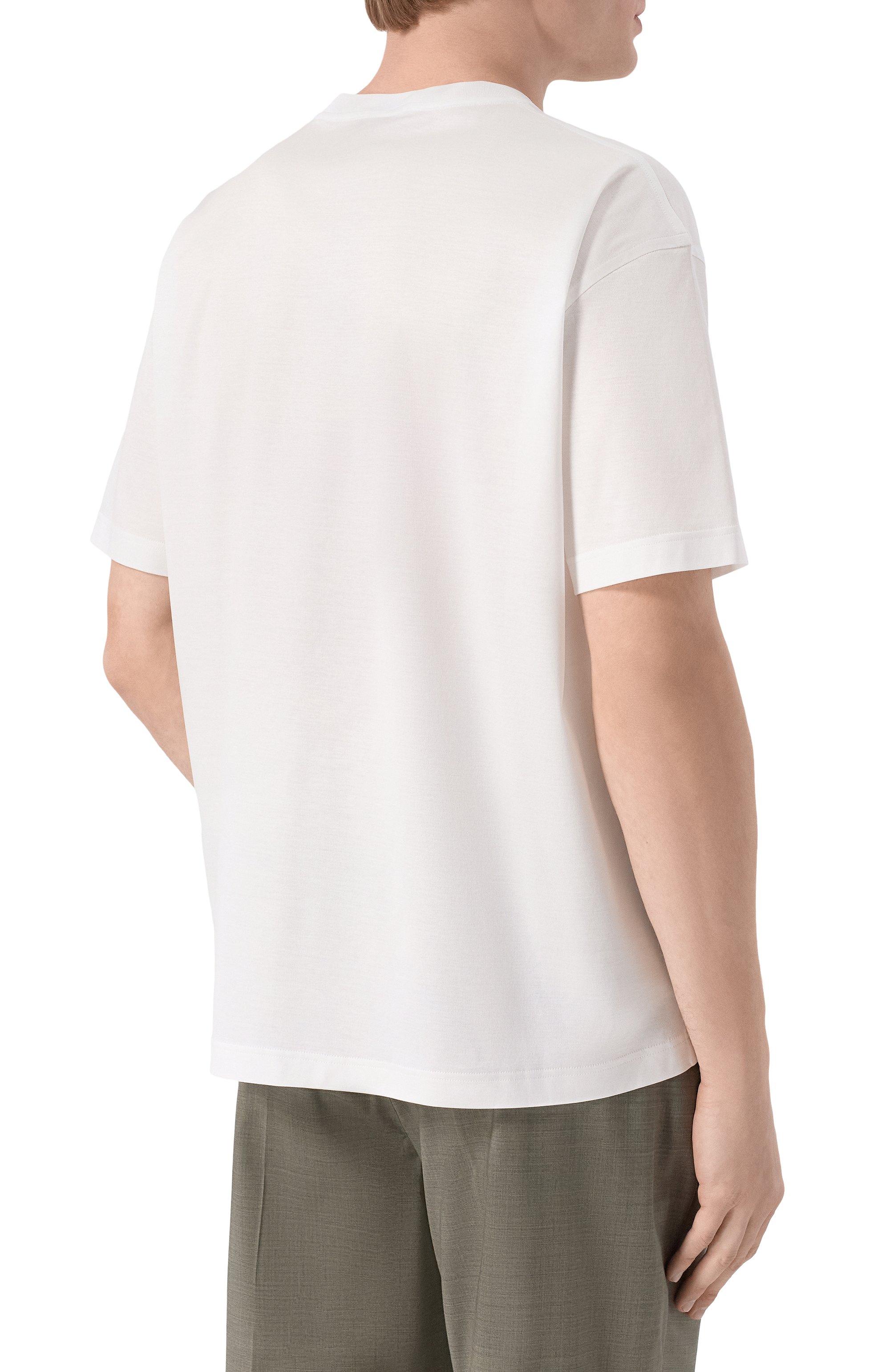 Хлопковая футболка ZILLI, арт. TSR03RM0100VZIN00, фото 4