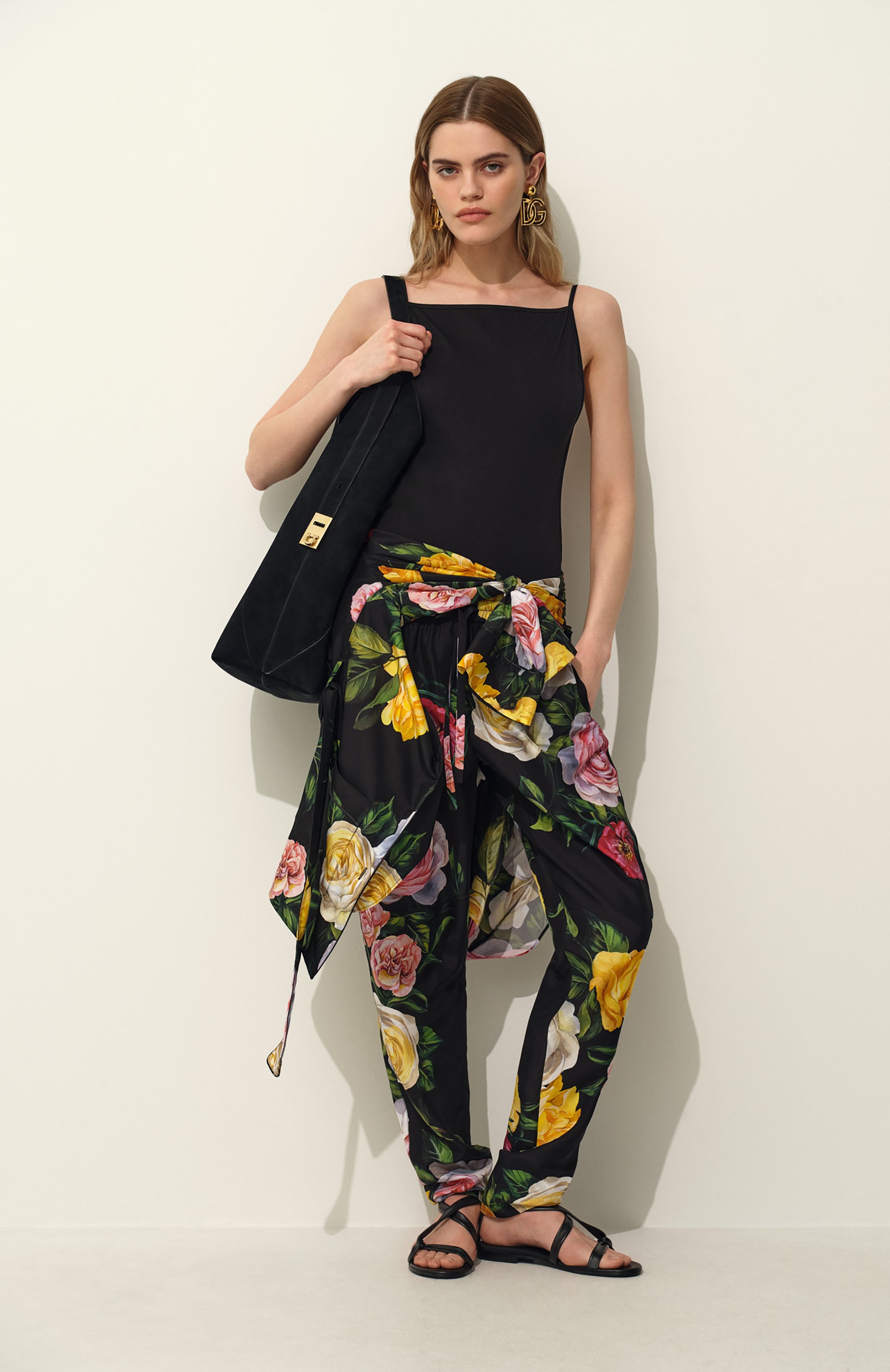 Шелковые брюки DOLCE & GABBANA, арт. FTC11T/IS1XJ, фото 7