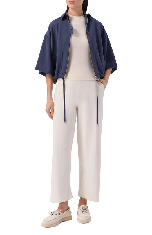 Куртка из шерсти и шелка Kiton D61507/K0910 Синий  D61507/K0910 Фото 2