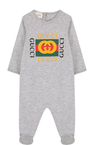Хлопковая пижама с принтом GUCCI, арт. 497847/X3L91, фото 1