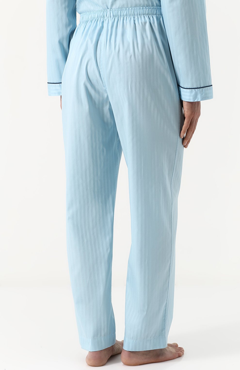 Хлопковая пижама в полоску ZIMMERLI, арт. 4699-75010, фото 5