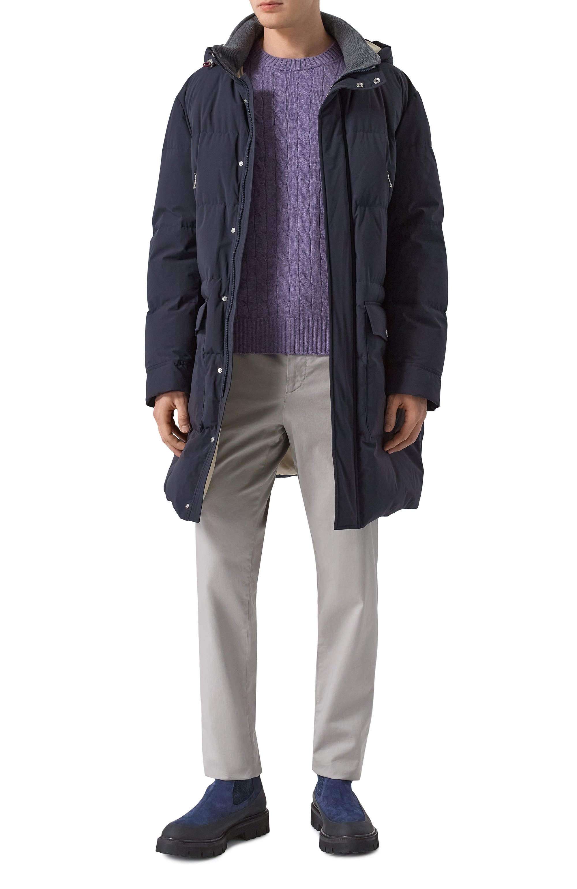 Замшевые челси KITON, арт. USSA195N0112505, фото 2