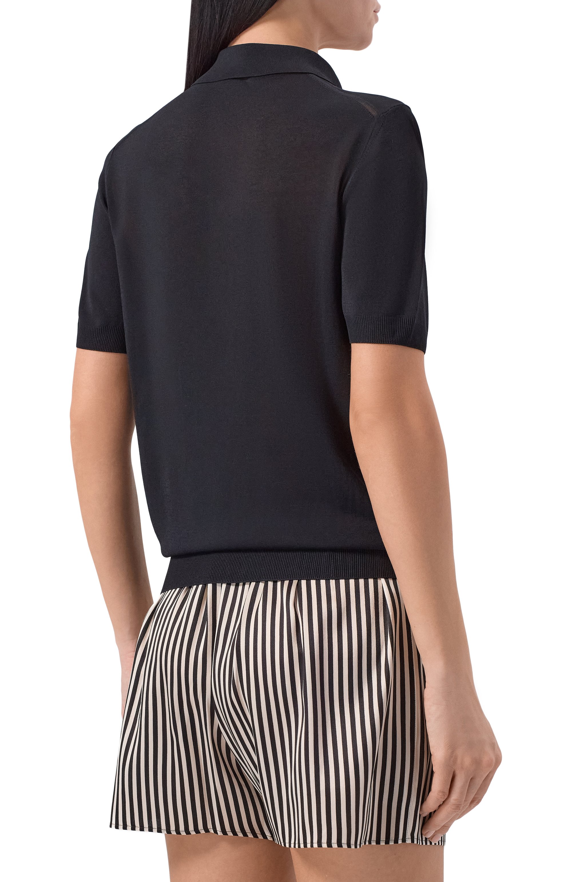 Поло из вискозы PETAR PETROV, арт. S26K2, фото 4