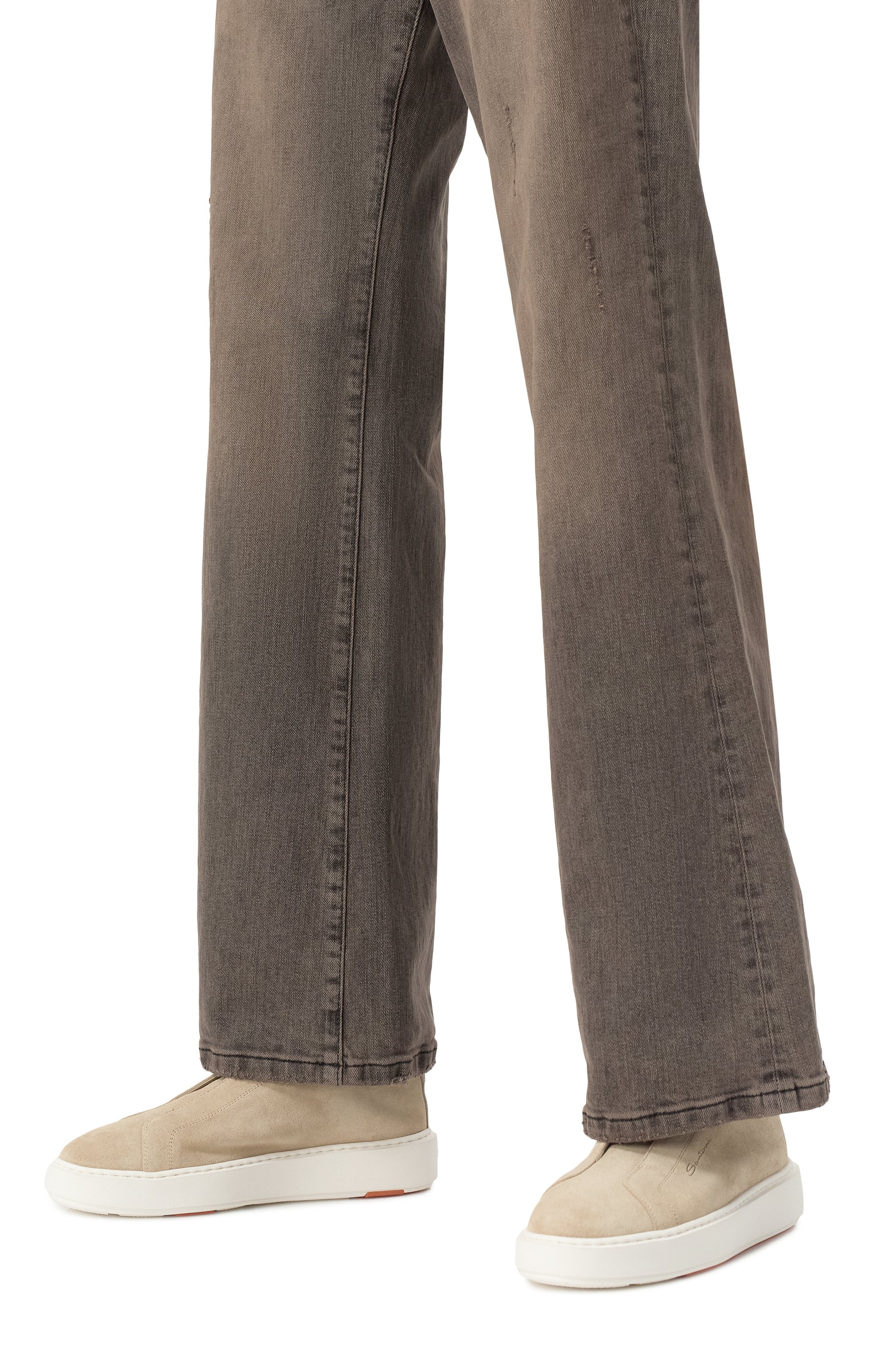 Замшевые кеды SANTONI, арт. WBCG61323BARTSAP, фото 3