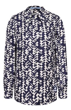 Шелковая рубашка PRADA, арт. P431E-1WUX-F0216-201, фото 1