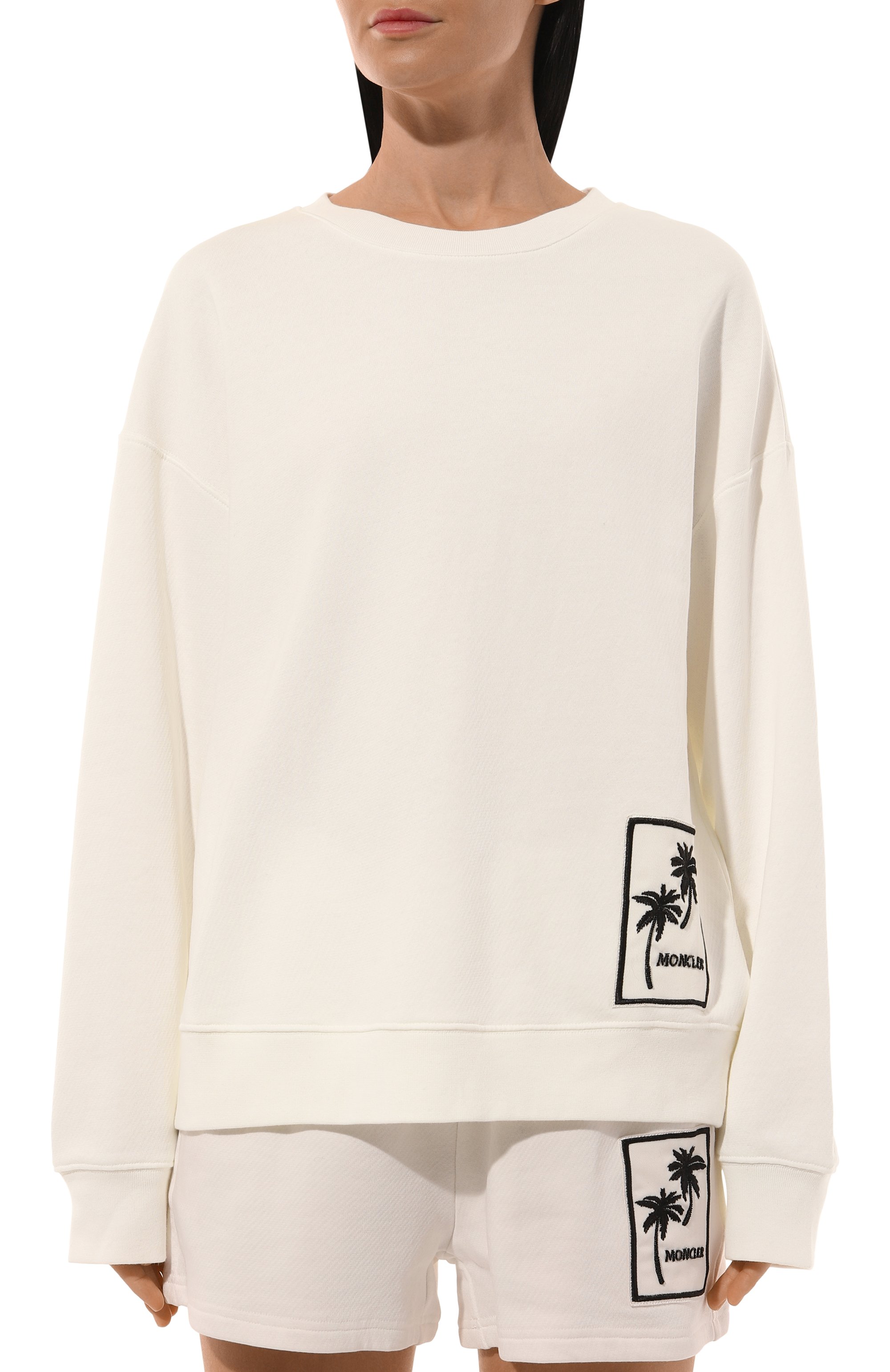 Хлопковый свитшот moncler x palm angels MONCLER, арт. 8G000-37-899M1, фото 3