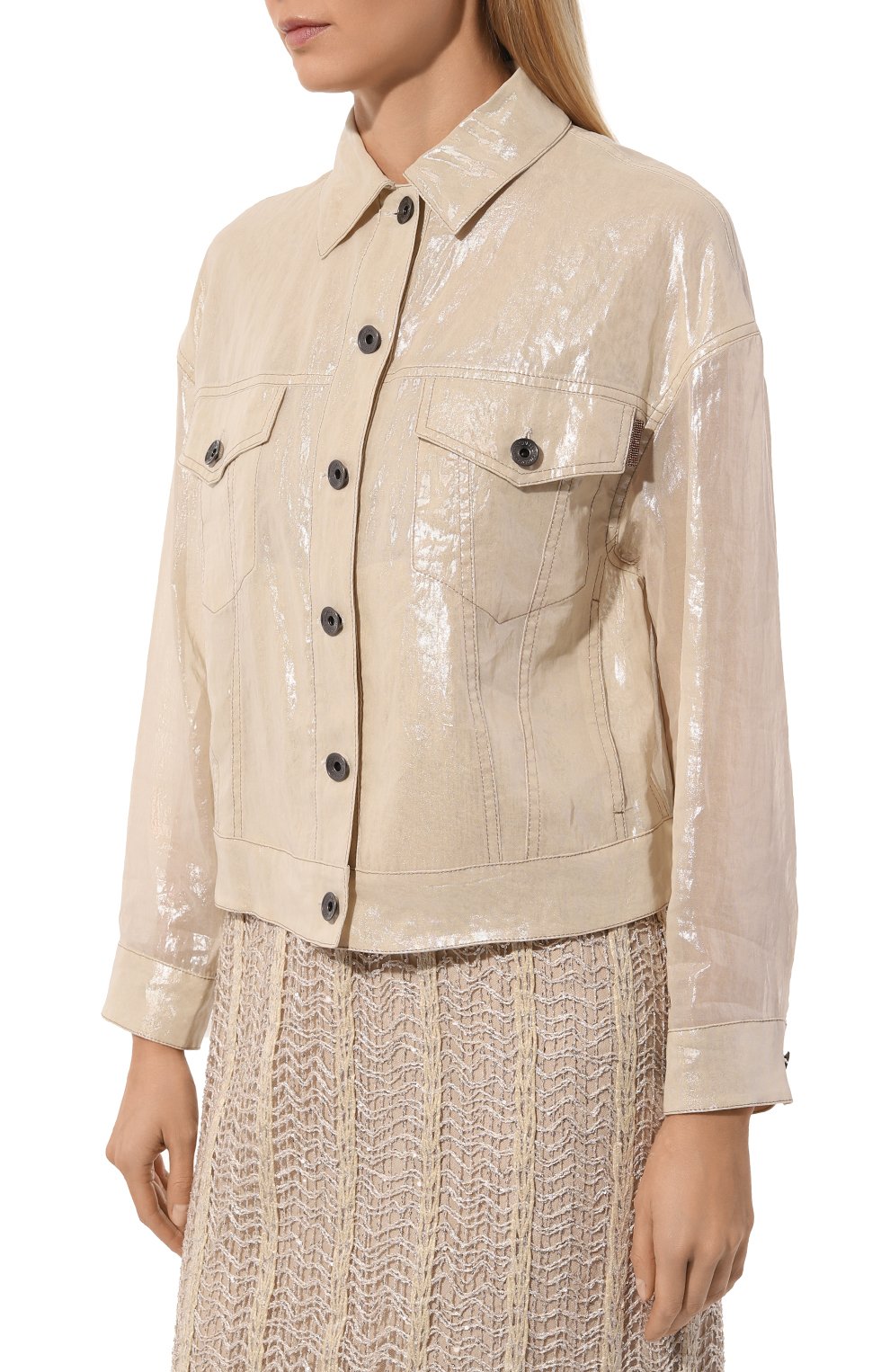 Хлопковая куртка BRUNELLO CUCINELLI, арт. ML9507970P, фото 3