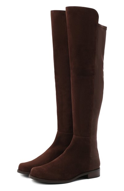 Замшевые ботфорты STUART WEITZMAN, арт. S4465, фото 1