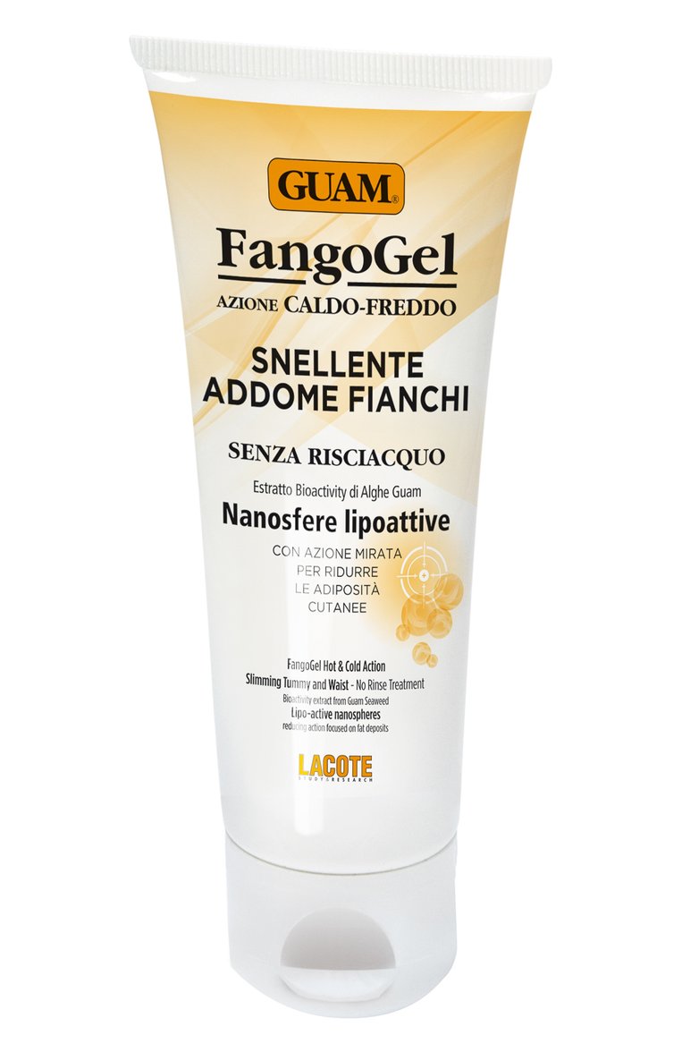 Гель для живота и талии антицеллюлитный с липоактивными наносферами fangogel (150ml) GUAM бесцветного цвета, арт. 8025021112923 | Фото 1 (Тип продукта: Гели; Назначение: Для тела; Региональные ограничения белый список (Axapta Mercury): Не проставлено; Нос: Не проставлено)