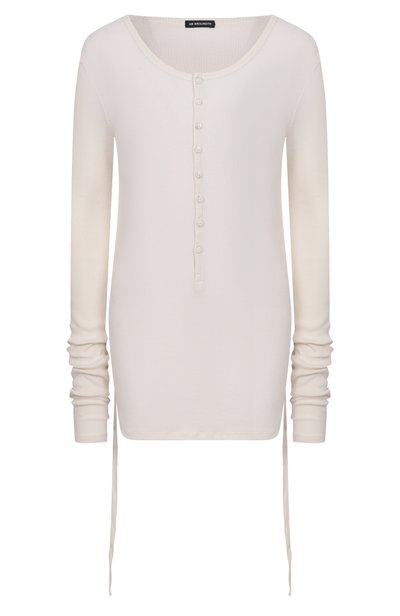 Женская хлопковый лонгслив ANN DEMEULEMEESTER, арт. B0014225/FA659