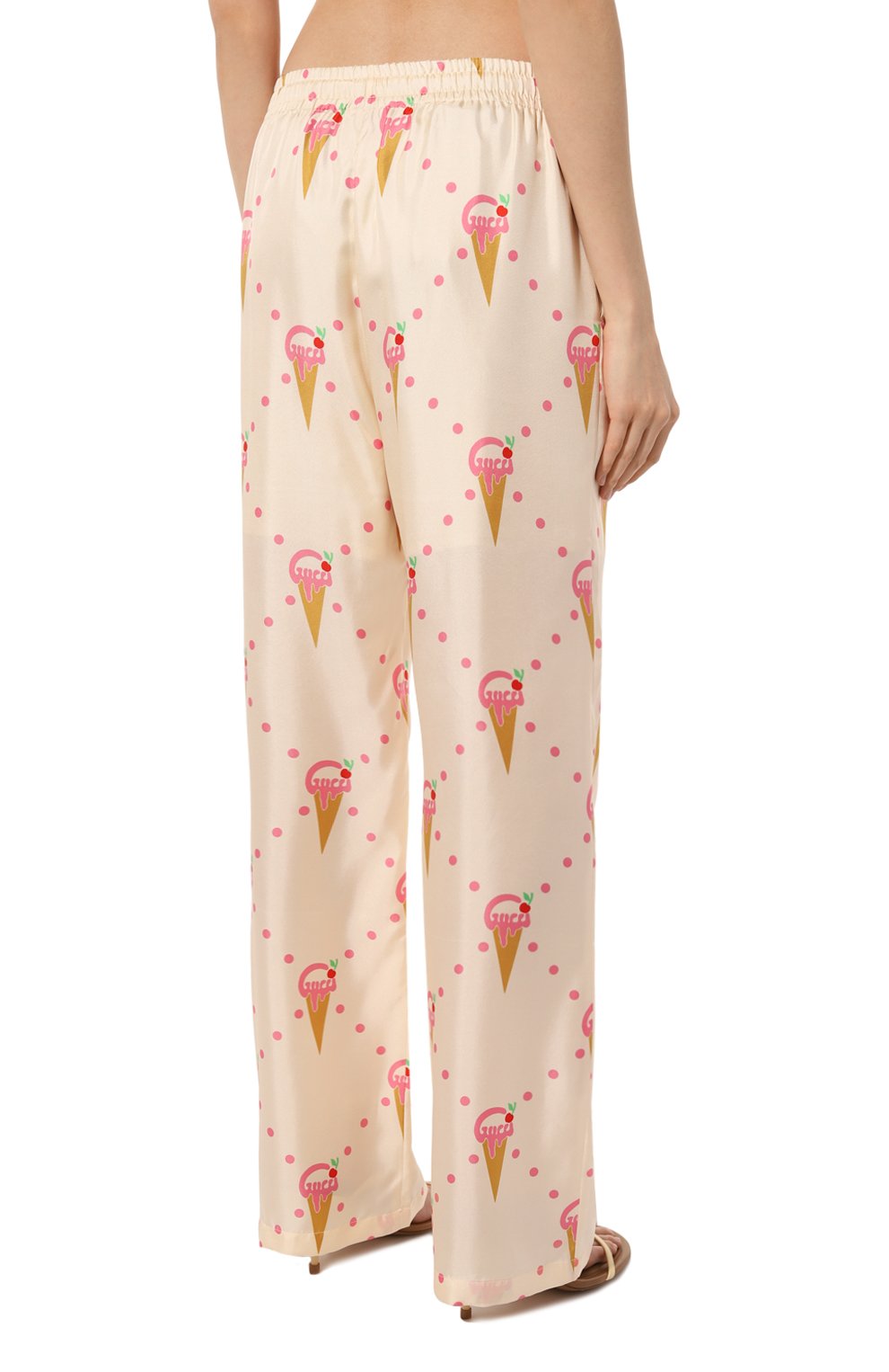 Атласные брюки GUCCI, арт. 731144/XJE9P, фото 4