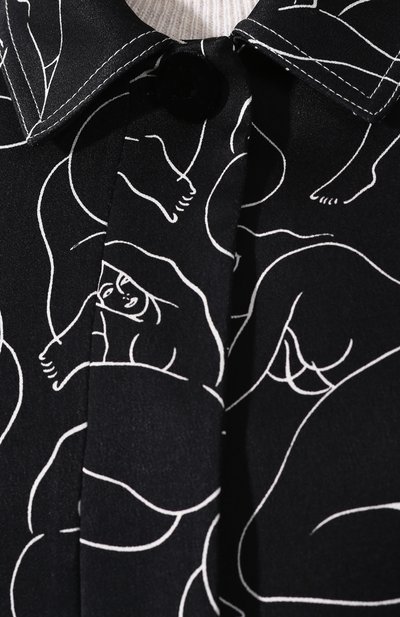 Пальто с принтом BY MALENE BIRGER, арт. Q66572003/0UT1001S91, фото 5