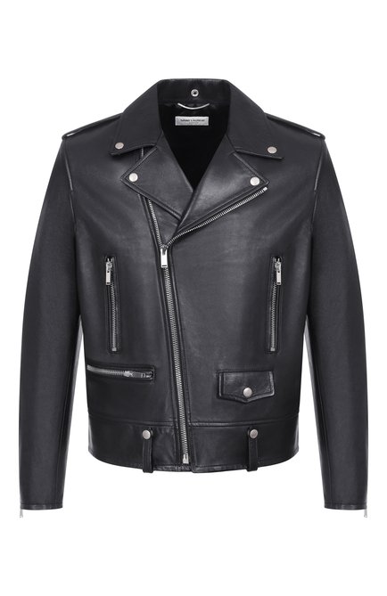 Мужская кожаная куртка SAINT LAURENT, арт. 484284/Y5YA2