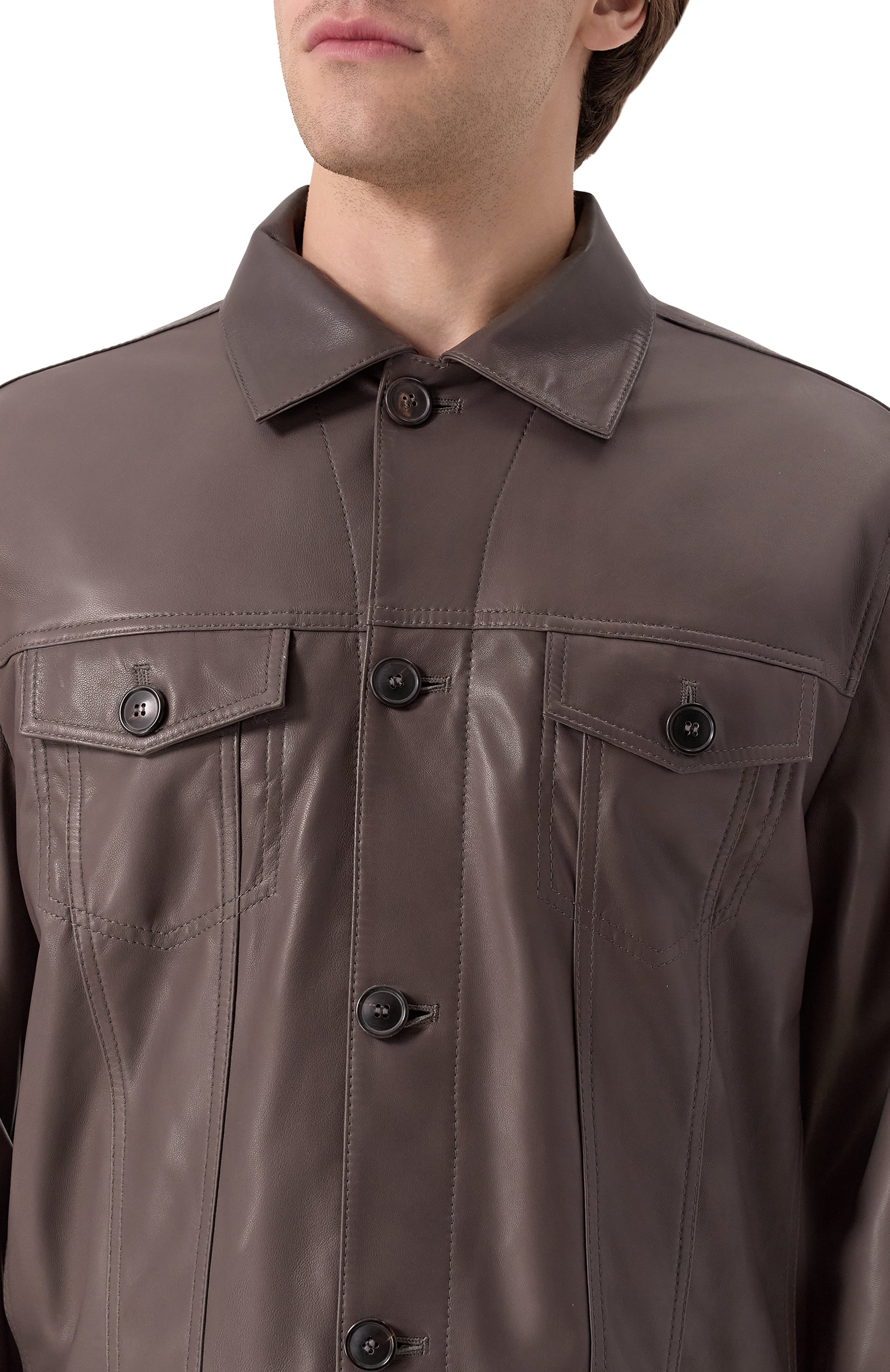 Кожаная куртка MVST, арт. 54201/48-56, фото 5