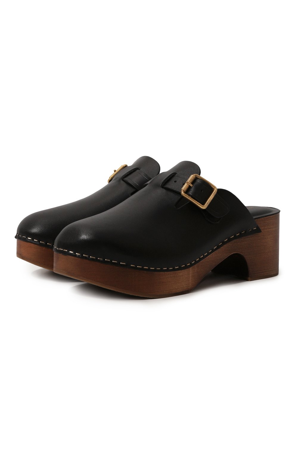 Кожаные сабо GOLDEN GOOSE DELUXE BRAND, арт. GWF00689.F005501, фото 1