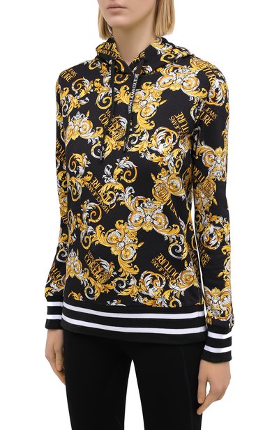 Хлопковое худи VERSACE JEANS COUTURE, арт. B6HZA797-ZDP308 H00D REG. PRINT/S0830, фото 3