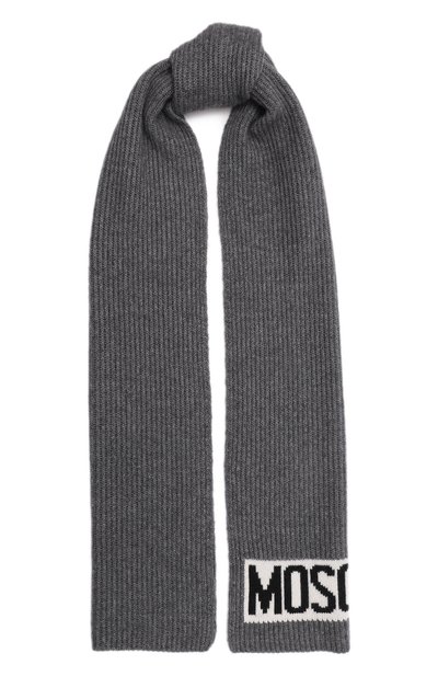 Мужской шарф из шерсти и вискозы MOSCHINO, арт. 50184/M5541