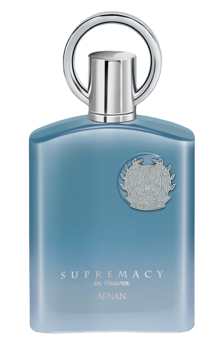 Мужской парфюмерная вода supremacy in heaven (100ml) AFNAN бесцветного цвета, арт. 6290171002253 | Фото 1 (Тип продукта - парфюмерия: Парфюмерная вода; Региональные ограничения белый список (Axapta Mercury): Не проставлено; Нос: Не проставлено; Ограничения доставки: flammable)