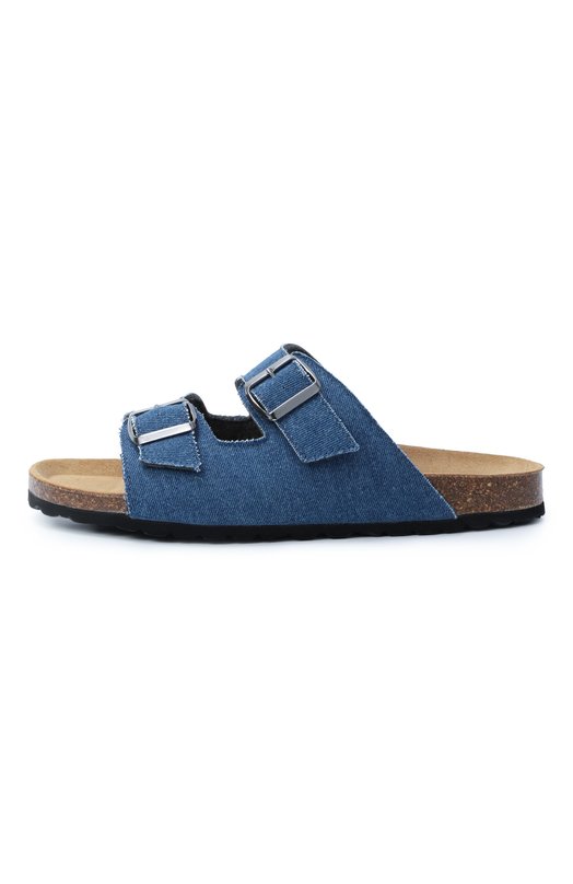 Текстильные шлепанцы MC2 Saint Barth STBA SANDAL N/01893H Синий  STBA SANDAL N/01893H Фото 4