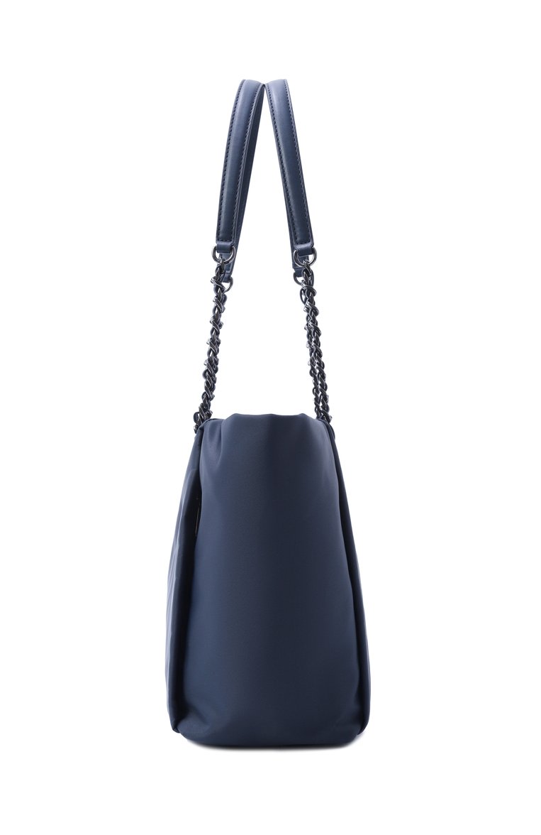 Женская сумка-тоут georgia MICHAEL MICHAEL KORS темно-синего цвета, арт. 30R5SI0T1C | Фото 4 (Размер: large; Материал: Текстиль)