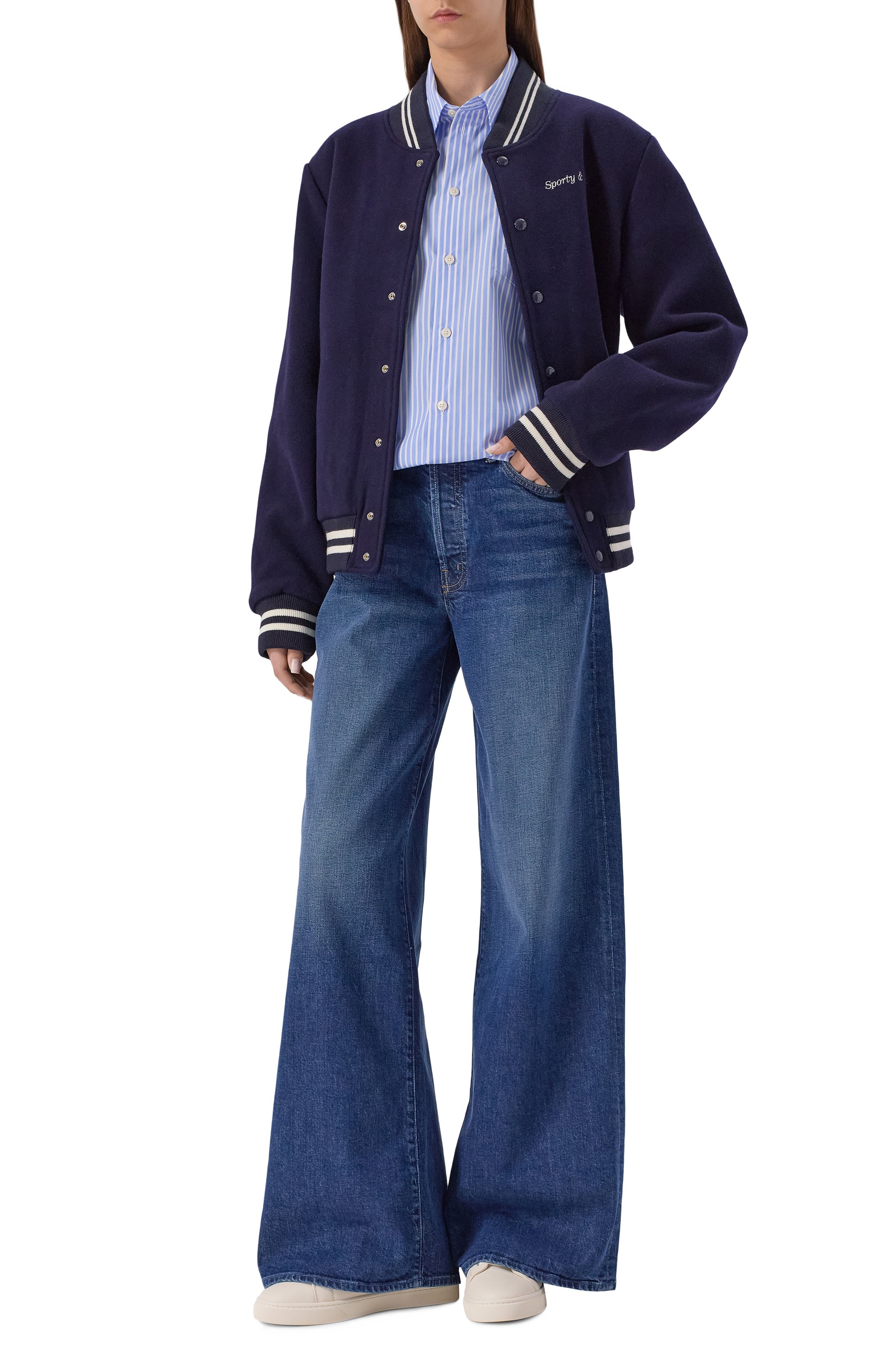 Хлопковая рубашка sporty & rich x hotel du cap-eden-roc SPORTY AND RICH, арт. SI00760673ST61, фото 2