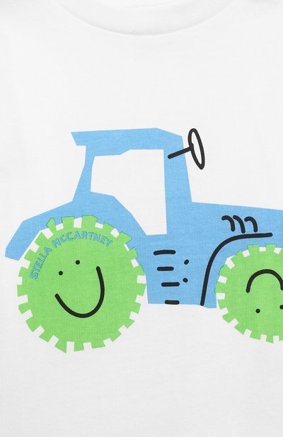 Хлопковый лонгслив STELLA MCCARTNEY, арт. TV8670, фото 3
