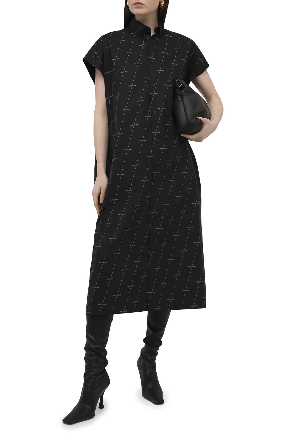 Хлопковое платье BALENCIAGA, арт. 576677/TJLF3, фото 2